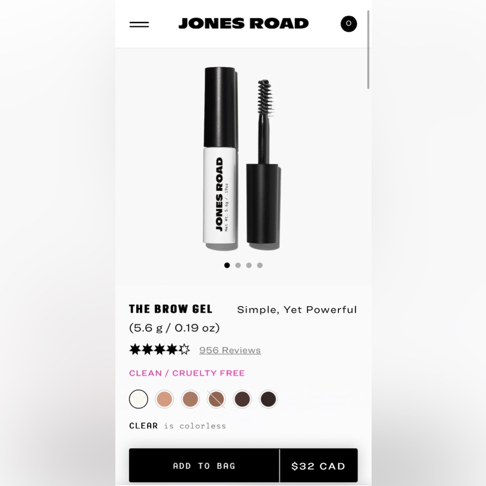 3/$30- BNIB Jones Road Brow Gel